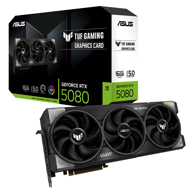 Asus TUF Gaming GeForce RTX 5080 16G Graphics Card (TUF-RTX5080-16G-GAMING)