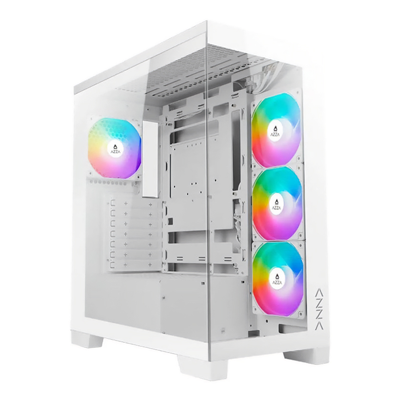 AZZA Cove ARGB Mid-Tower ATX Case - White (CSAZ-570W)