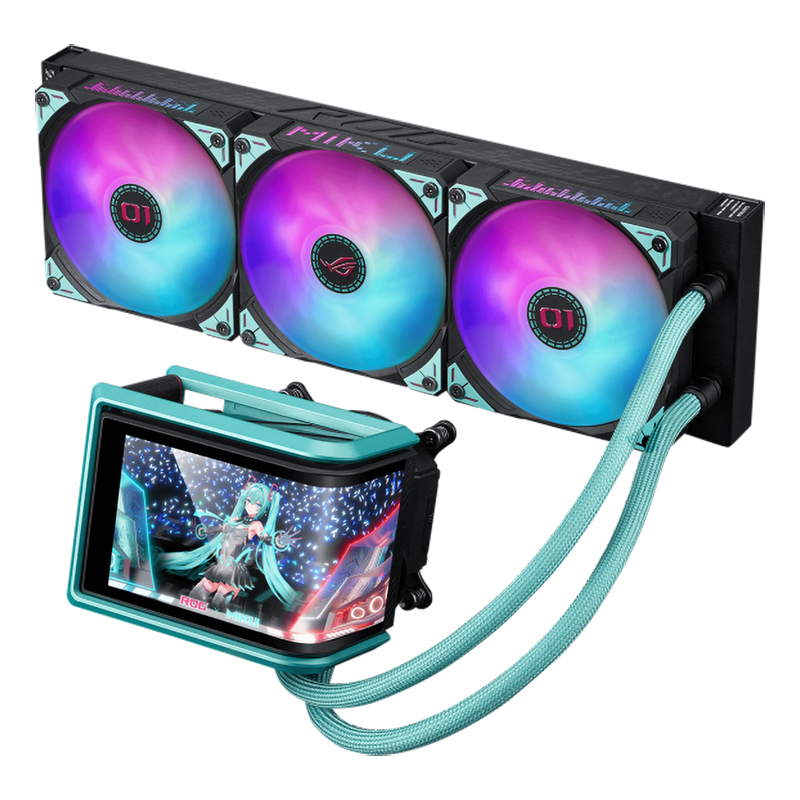 Asus ROG Ryou IV 360 ARGB Hatsune Miku Edition CPU Cooler (ROG RYUO IV 360 ARGB Hatsune Miku Edition)