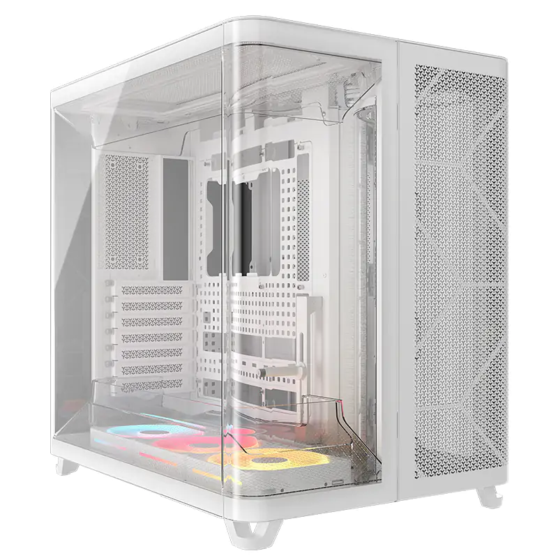 Corsair AIR 5400 LX-R RGB iCUE LINK TG Mid Tower E-ATX Case