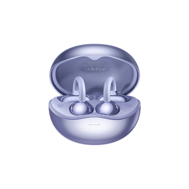 REMAX clip-on OWS true wireless music calling Bluetooth headset open high-definition compact headset W29- Galaxy Blue