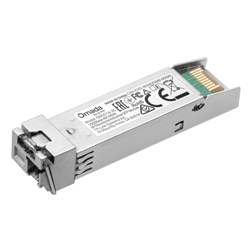 TP-Link 1000Base-BX WDM Bi-Directional Industrial SFP Module (ISM321A-20)
