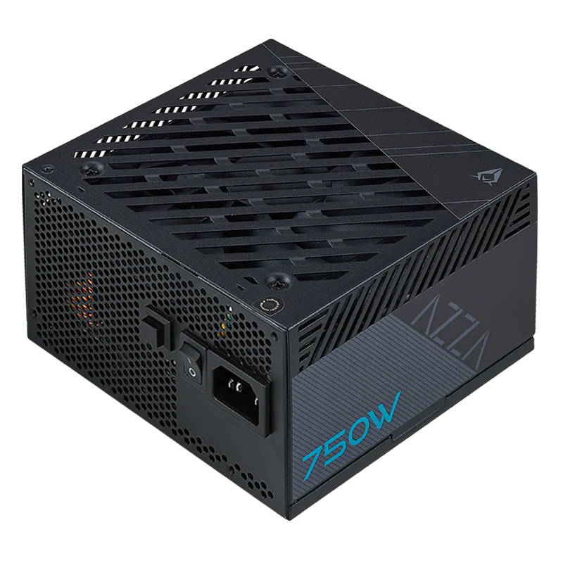 AZZA 750W 80+ Gold Rated ATX 3.1 Power Supply - Black (PSAZ-750WG ATX 3.1)