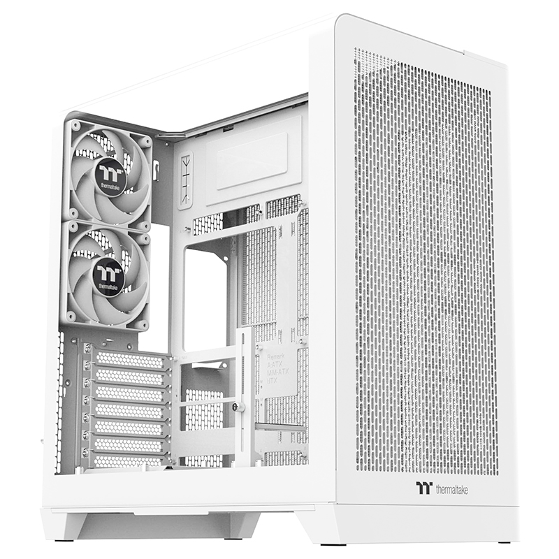 Thermaltake View 390 Air Mid Tower ATX Case - Snow (CA-11F-00M6WN-00)