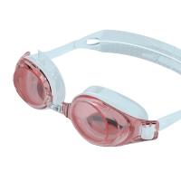 High-definition vision waterproof and fog-proof pink swimming goggles, unisex for adults, with flat or myopia options