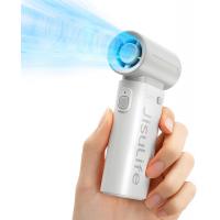 JISULIFE Portable Handheld Fan Life9,Turbo Power High Speed Air[18H Max Cooling Time],5000mAh Rechargeable,5 Gear Wind,Mini Pocket Design-Grey