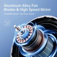 Laptops-Computers-JISULIFE-Portable-Handheld-Turbo-Fan-100-Speeds-Adjustable-Mini-Personal-Fan-9000mAh-USB-Rechargeable-Battery-Operated-LED-Display-Metal-Shell-Grey-6