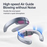 Laptops-Computers-JISULIFE-Portable-Neck-Fan-5000-mAh-Battery-Rechargeable-Personal-Wearable-Fan-with-Necksupport-100-Speeds-Bladeless-Fan-with-LED-Display-Grey-6