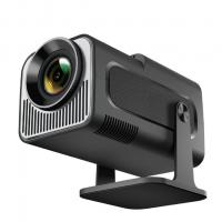New HY320 Black Smart HD Portable Projector, Support Global Live Streaming/YouTube/Netflix, Phone & Tablet Screen Mirroring