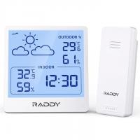 Smart-Home-Raddy-WF-50-Indoor-Outdoor-Thermometer-Hygrometer-Wireless-Weather-Station-Battery-Powered-Temperature-Humidity-Monitor-with-5-0-Display-Weather-11