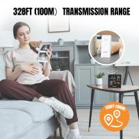 Smart-Home-Raddy-WF-50V-Indoor-Outdoor-Thermometer-Hygrometer-Wireless-Weather-Station-Temperature-Humidity-Monitor-with-5-0-VA-Display-Weather-Forecast-9