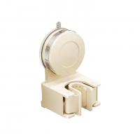 White Mop Broom Organizer, Suction Cup Wall Mount No Drilling, Heavy Duty Mop Hook for Bathroom, Toilet, Laundry Room & Behind Door