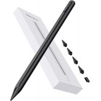 Stylus Pen for iPad 2018-2025, 15Mins Fast Charge for Apple Pencil, Palm Rejection Compatible with iPad A16/10/9/8/7/6 iPad Pro 12.9"/11"/13" M4 Black
