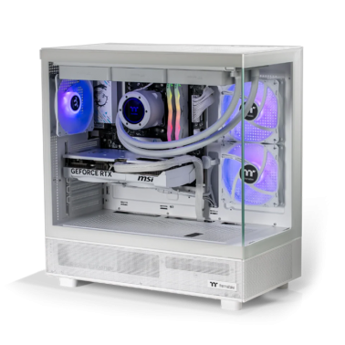 Thermaltake Horizon Pro V2 Intel i5 14600KF RTX 5070 2TB SSD 32GB RAM W11H Gaming Desktop PC - Snow Edition (CA-4Q1-00D6WA-A3)