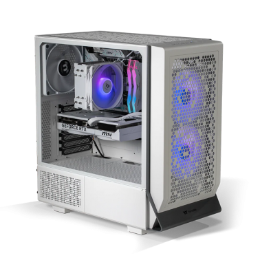 Thermaltake Infinity Pro V6 Ryzen 5 7600 GeForce RTX 5070 1TB SSD 32GB RAM W11H Desktop Gaming PC (CA-4J2-00D6WA-A6)