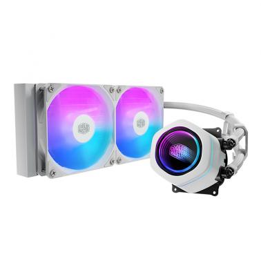 Cooler Master MasterLiquid Core Nex 240 Liquid CPU Cooler - White MLX-D24M-A18PA-RW()