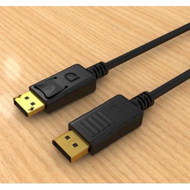 1.8m DisplayPort to DisplayPort Cable 4K@60Hz 2K@144Hz, DP 1.2 Male to Male Monitor Cord, PC Video Wire for Desktop Computer, Monitor