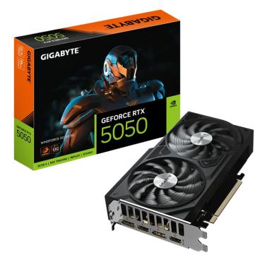 Gigabyte GeForce RTX 5050 WindForce OC 8G V2 Graphics Card (GV-N5050WF2OC-8GD-V2)
