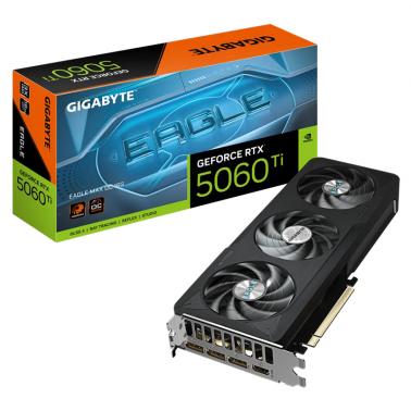 Gigabyte GeForce RTX 5060 Ti Eagle MAX OC 16G Graphics Card (GV-N506TEAGLEMAX OC-16GD)