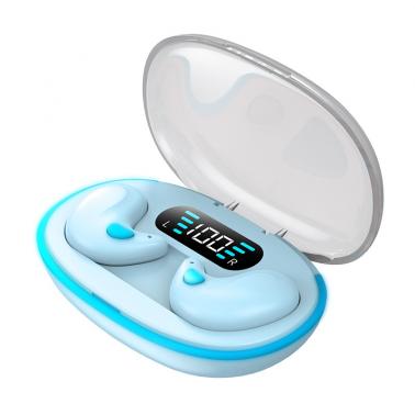 Wireless Bluetooth Earphones Sleep Mini Noise Reduction New X Series - blue