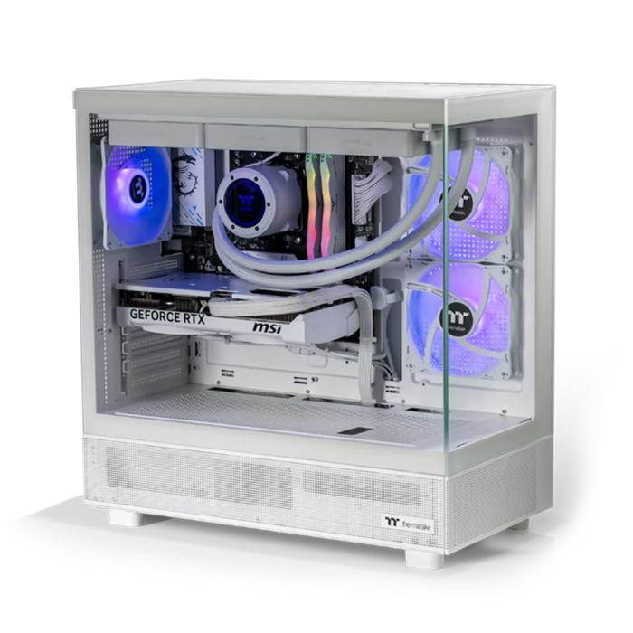 Thermaltake Horizon Pro V2 Intel i5 14600KF RTX 5070 2TB SSD 32GB RAM W11H Gaming Desktop PC - Snow Edition (CA-4Q1-00D6WA-A3)