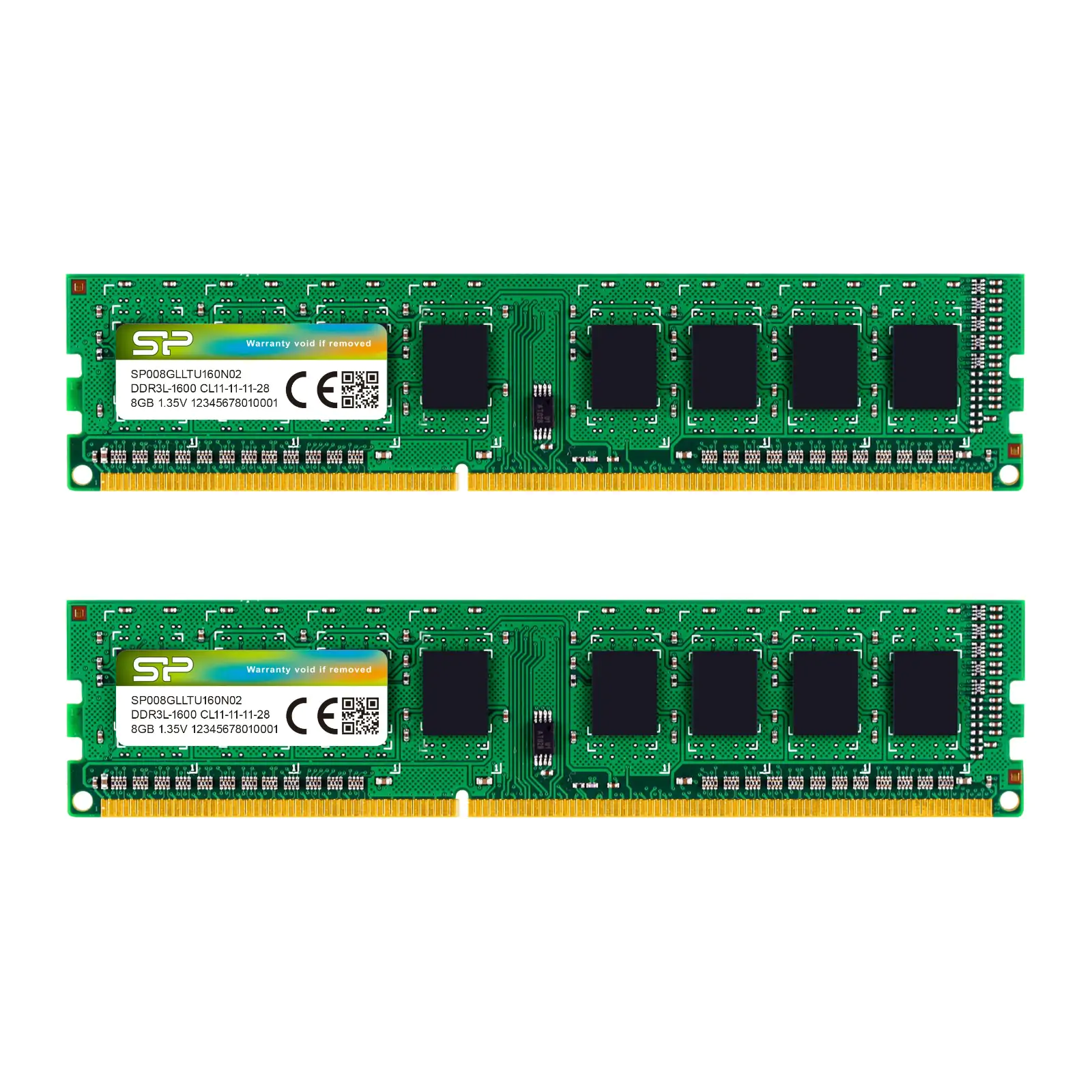 Silicon Power 16GB (2x8G) SP016GLLTU160N22 DDR3L 1600MHz PC3-12800