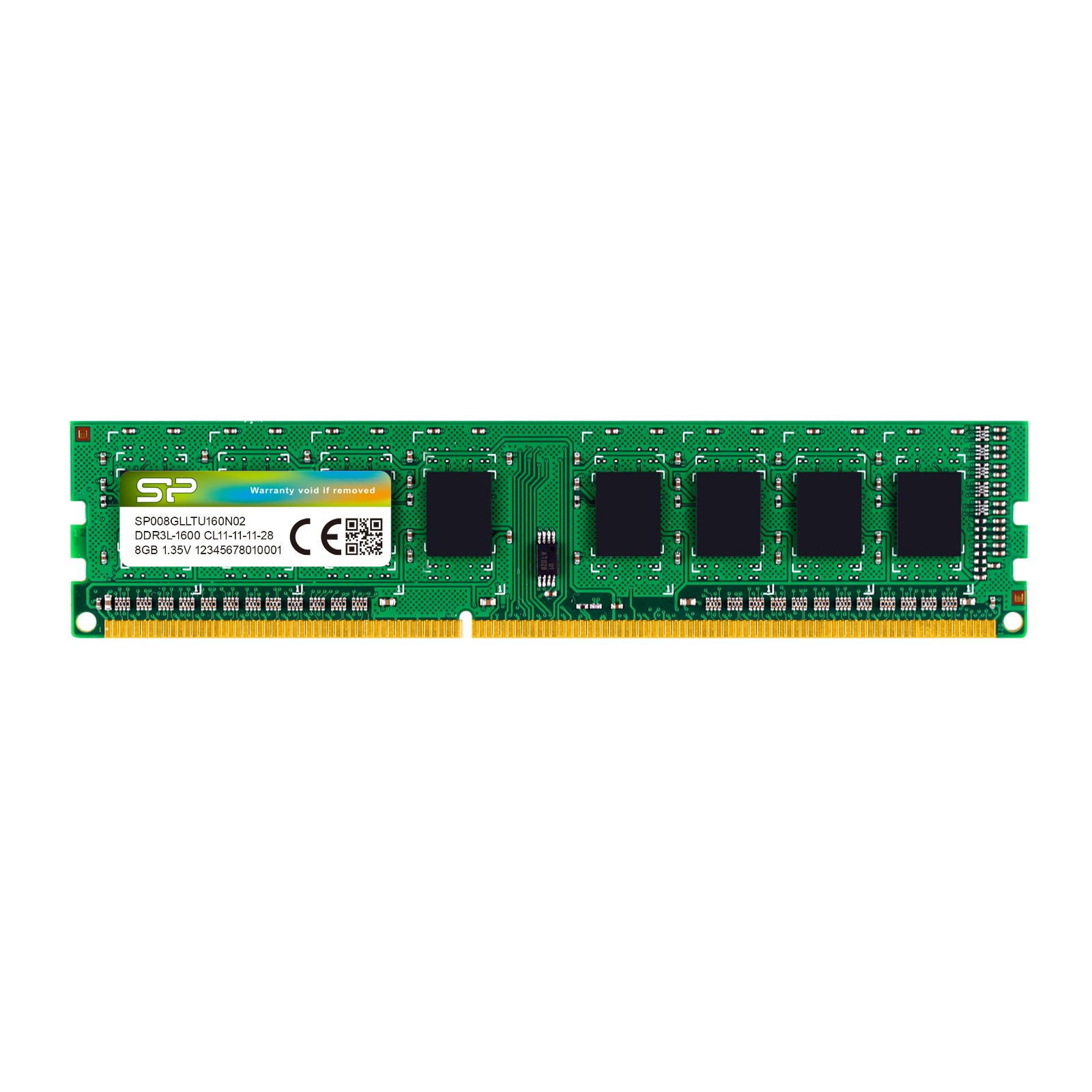 Silicon Power 8GB SP008GBLTU160N02 DDR3 1600MHz PC3-12800 1.5V CL11