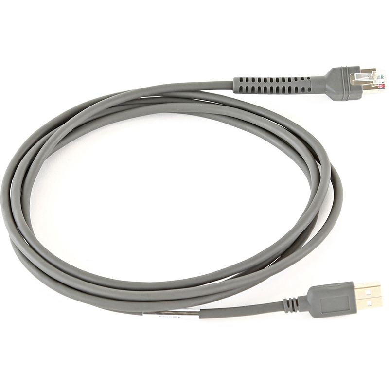 Zebra Shielded USB Data Transfer Cable for Barcode Scanners - 2.1m (CBA-U21-S07ZBR)