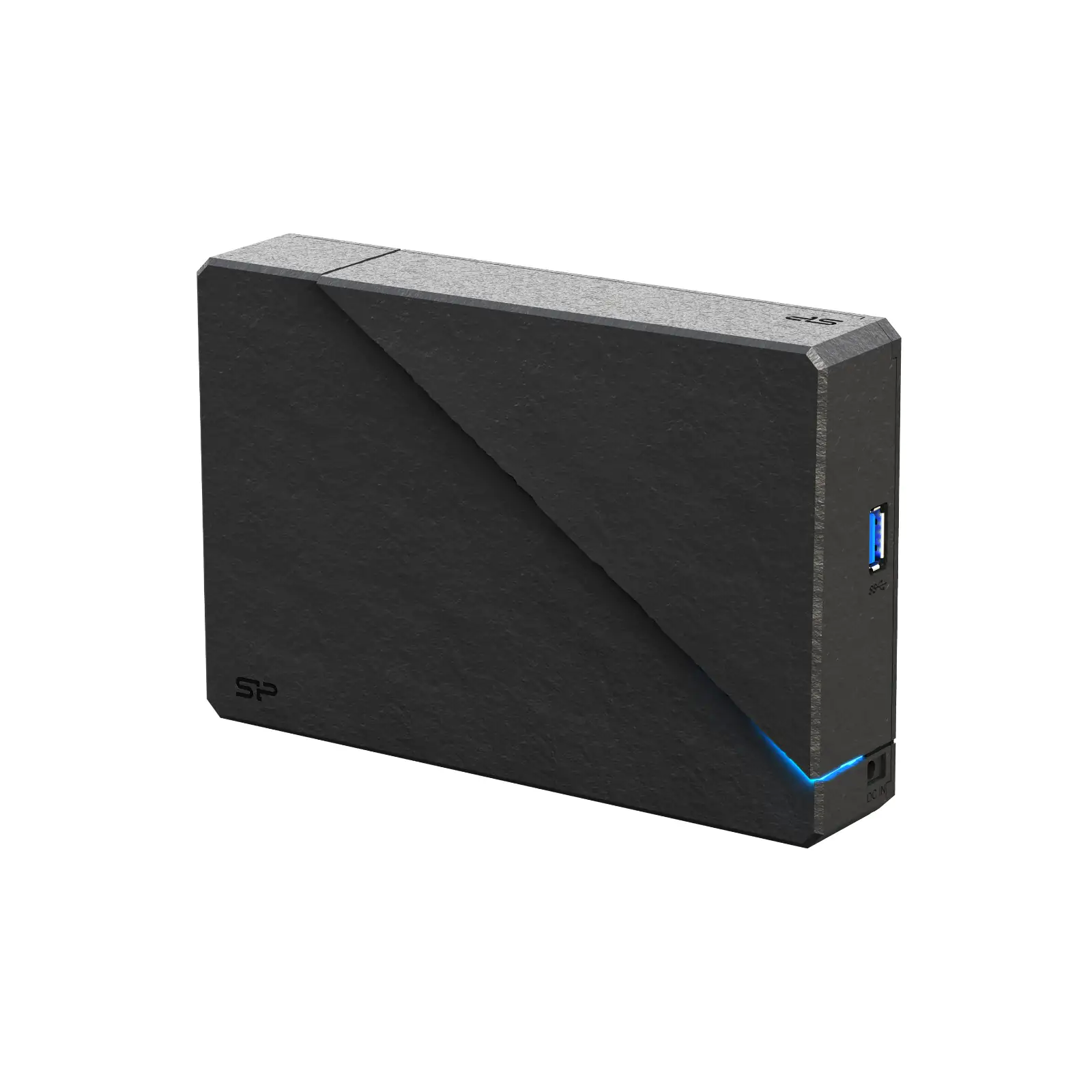 SP Silicon Power 8TB S07 Portable External Hard Drive HDD USB 3.2 for Desktop, Laptop, Smart TV - Black SP080TBEHDS07I3K