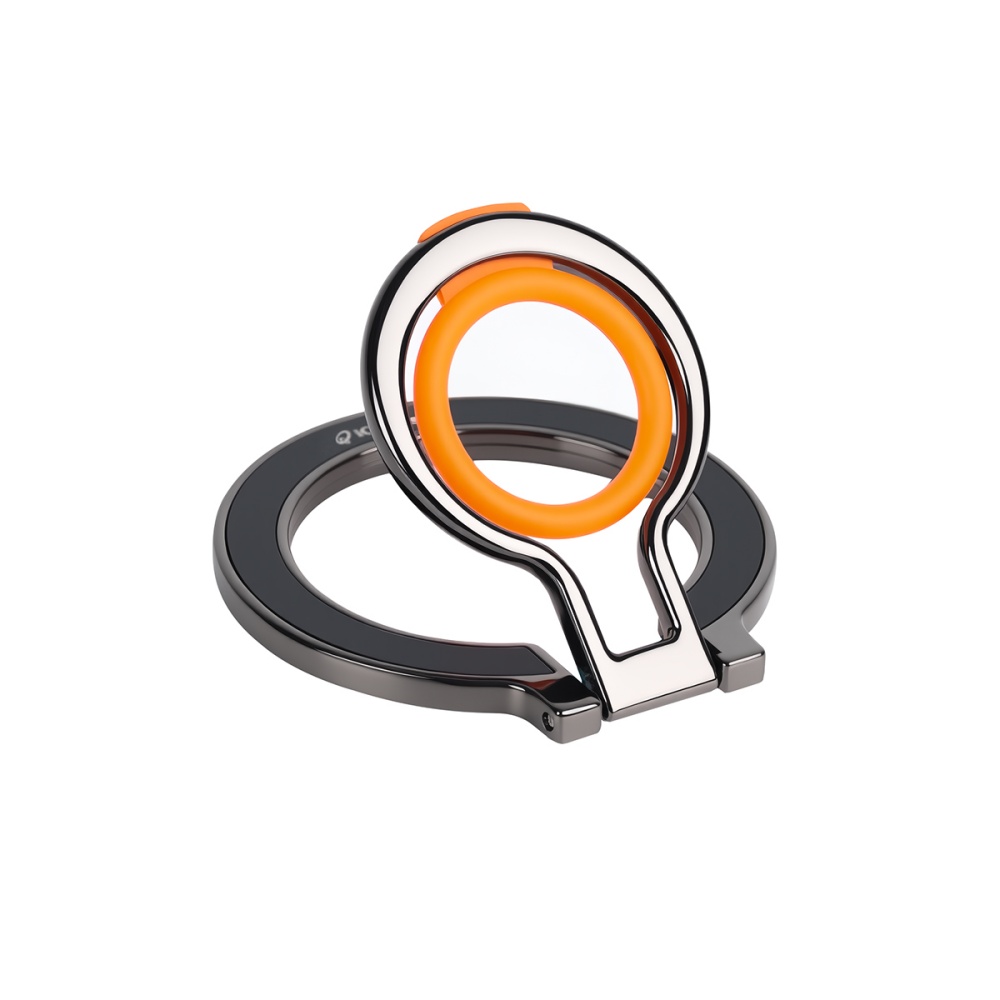 Finger Ring Stand Magnetic Metal Kickstand Compatible for MagSafe - Orange