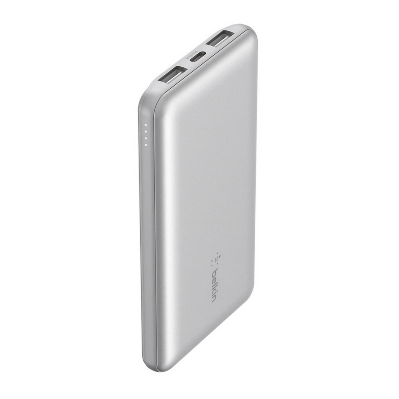 Belkin 10K mAh BoostCharge Power Bank - Silver (BPB011btSL)