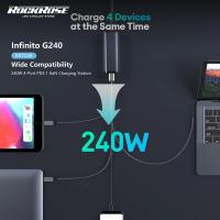 Charger-Rockrose-Infinito-G240-240W-4-Port-PD3-1-GaN-Charging-Station-RRTC60-2