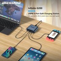 Charger-Rockrose-Infinito-G240-240W-4-Port-PD3-1-GaN-Charging-Station-RRTC60-3
