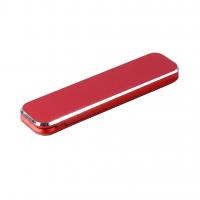 Mini Metal Back-attached Stand for Smartphones - Red