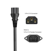 Power-Cables-Cruxtec-3-Pin-AU-Male-to-Female-IEC-C13-Power-Cable-2m-PTP-100-2MBK-2