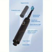 T7-Portable-Sonic-Electric-Toothbrush-Adult-Rechargeable-Electric-Toothbrush-with-4-Brush-Heads-Black-11
