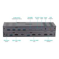 USB-Hubs-Simplecom-4-Port-USB-3-0-Hub-with-HDMI-DisplayPort-Dual-Monitor-KVM-Switch-for-two-Computers-KM490-2