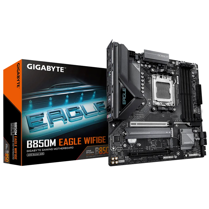 Gigabyte B850M Eagle WiFi6E AM5 micro-ATX Motherboard (B850M EAGLE WF6E)