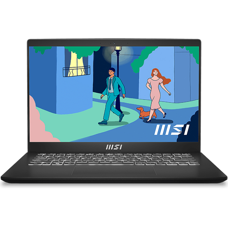 MSI Modern 14 14in FHD Ryzen 5-7430U 512GB SSD 16GB RAM W11H Laptop (MODERN 14 C7M-417AU)