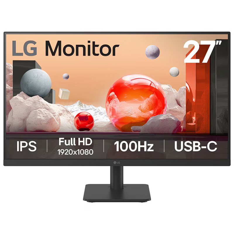 LG 27in FHD IPS 100Hz Monitor with USB-C (27MS530B-B)