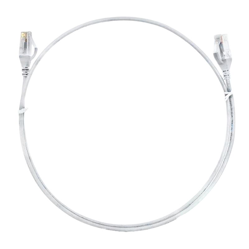8ware CAT6 Premium RJ45 UTP Ultra Thin Slim Network Cable - 20m White (CAT6THINWH-20M)