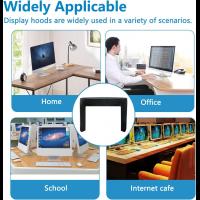 Computer-Accessories-27-inch-Display-Monitor-Hood-Sunshade-Screen-Sun-Visor-Adjustable-17-28-Inches-Monitor-Hood-Computer-Screen-Glare-Protection-for-Office-Play-Games-22