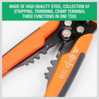 Ethernet-Over-Power-Powerline-Wire-Stripping-Tool-8-Automatic-Wire-Crimping-Pliers-Cutting-Stripper-Tool-with-Self-adjusting-Jaws-for-10-24-AWG-Stranded-Wire-Cutting-Orange-Blac-4