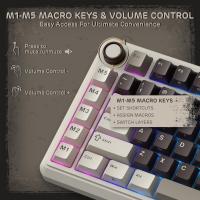 Gaming-Keyboards-RK-ROYAL-KLUDGE-L75-Gasket-Mount-Mechanical-Keyboard-Tri-Mode-75-TKL-Wireless-Keyboard-BT-2-4G-USB-C-Hot-Swappable-Mocha-Gray-4