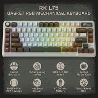 Gaming-Keyboards-RK-ROYAL-KLUDGE-L75-Gasket-Mount-Mechanical-Knob-Macro-Keys-Touchable-Nameplate-Tri-Mode-75-TKL-Wireless-Hot-Swappable-Keyboard-Palm-Green-10