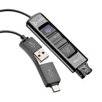 HP Poly DA85-M USB to QD Black Adapter TAA (786C8AA)