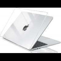  Compatible with MacBook Air 15 inch Case 2025 2024 2023 M4 M3 M2 Model A3241 A3114 A2941, Transparent Plastic Hard Shell Cover White