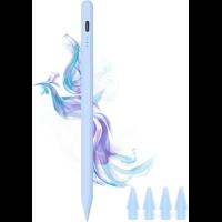 Stylus Pen for iPad 2018-2025, 15Mins Fast Charge for Apple Pencil, Palm Rejection Compatible with iPad A16/10/9/8/7/6 iPad Pro 12.9"/11"/13 M4 Blue c
