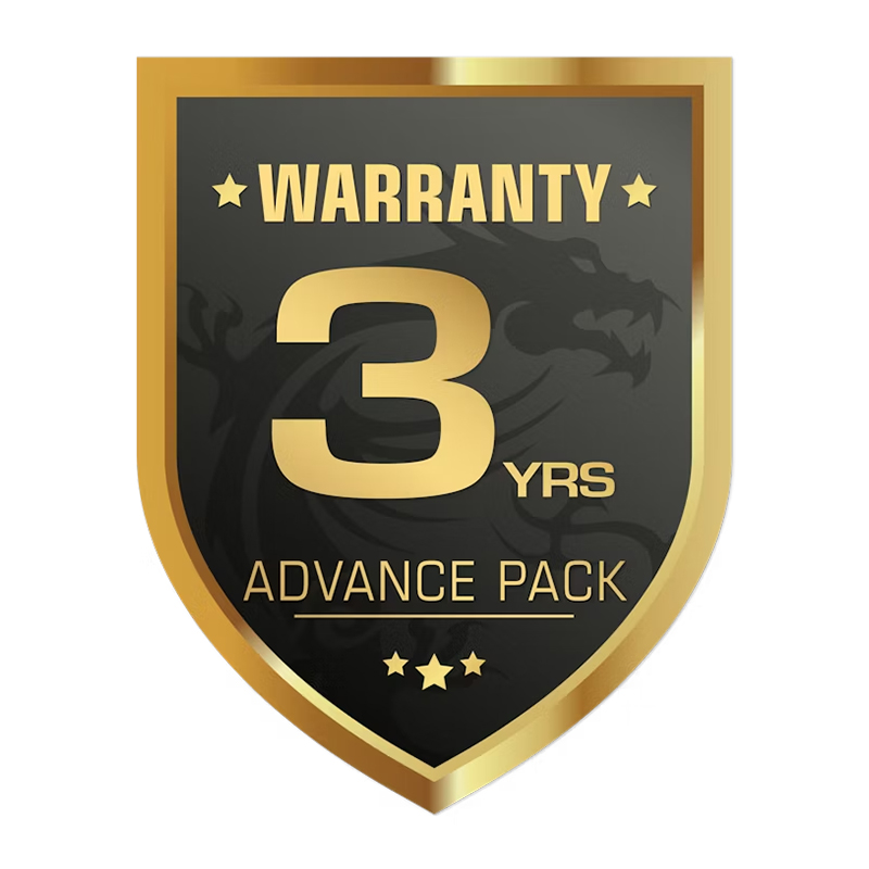 MSI 3 Year Advanced Pack - 2 year Warranty Extension (3 YR Total) and a 3 year Accidental Damage Protection (Y06-Z390009-MSI)