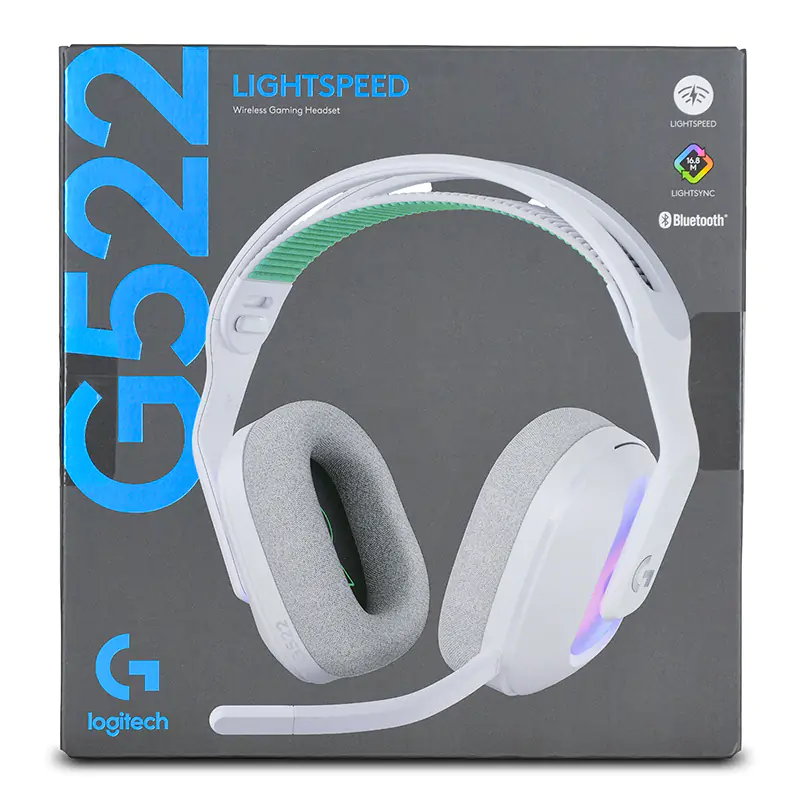 Logitech G522 LIGHTSPEED RGB Wireless Gaming Headset - White (981